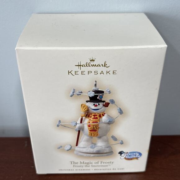 Hallmark Keepsake Christmas Ornament Magic of Frosty the Snowman SNOWFLAKES 2007 - Picture 6 of 8